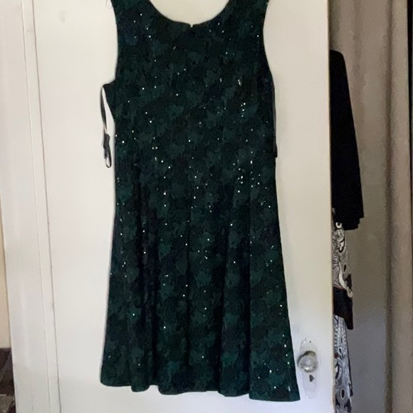 INTERNATIONAL CONCEPTS SZ 18 Emerald Green Cocktail Dress - Picture 3 of 5